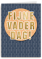 vaderdag kaart klassiek patroon fijne vaderdag