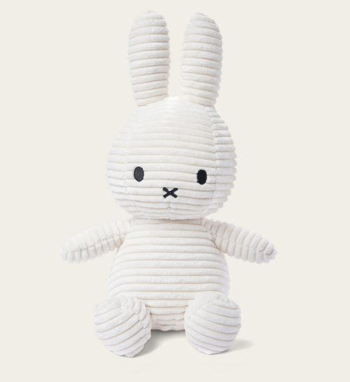 Nijntje Knuffel Wit Corduroy