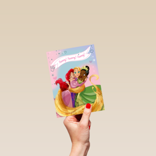 Sorry kaart Disney prinsessen