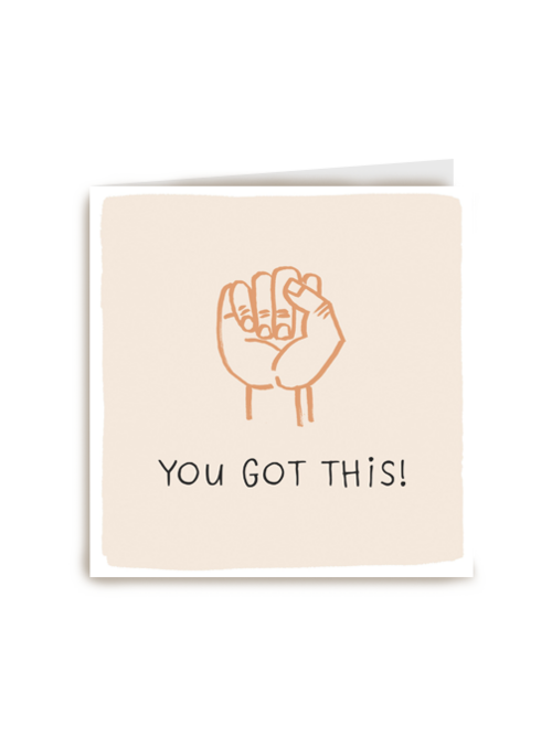 Sterktekaart you got this