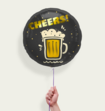 Ballon Cheers Bierpul Goud Zwart