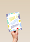 Verjaardagskaart man vrouw hip Have a happy birthday