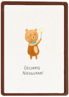 Pretty Cute Gelukkig Nieuwjaar