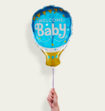 Ballon Welcome Baby Blauw