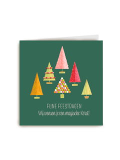 Kerstkaart een magische Kerst