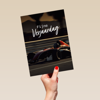 Verjaardag Raceauto