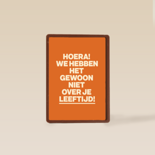 verjaardag kaart vrouw niet over je leeftijd