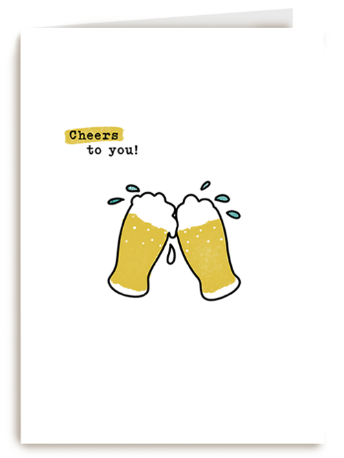 Verjaardagskaart Hallmark | Verjaardagskaart Cheers To You Beer