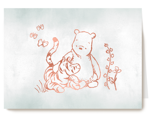 blanco kaart Winnie de Poeh