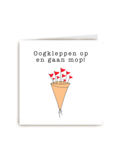 Oogkleppen op en gaan mop
