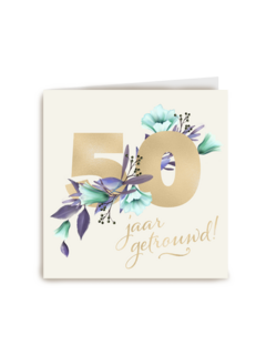 50 jaar getrouwd jubileumkaart
