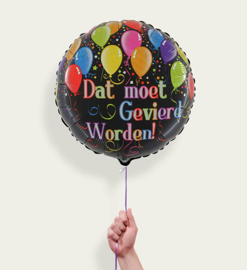 Ballon Dat Moet Gevierd Worden Multi
