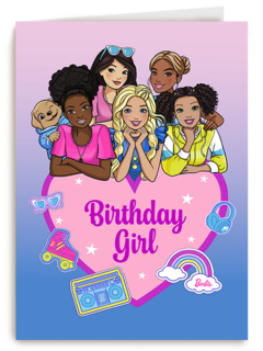 Barbie Birthday Girls Heart