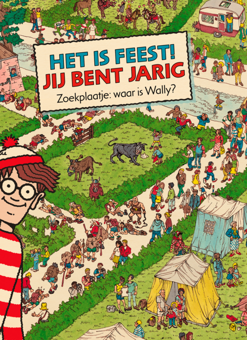 verjaardag kaart kind waar is wally