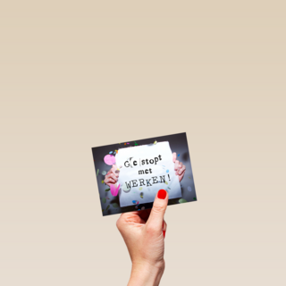 confetti papier gestopt werken