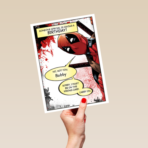Deadpool Someones special birthday