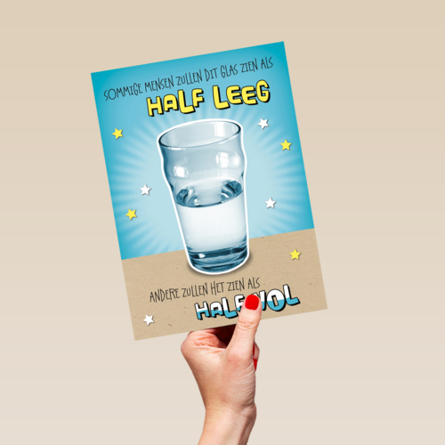 half vol half leeg