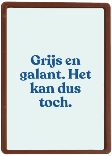 verjaardag kaart andc grappig grijs en galant het kan dus toch