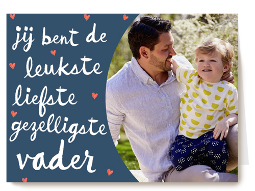 fotokaart vaderdag de leukste vader