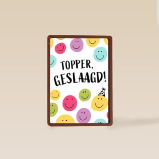 Geslaagd Topper smilies