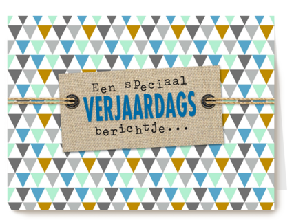 een speciaal verjaardagsberichtje