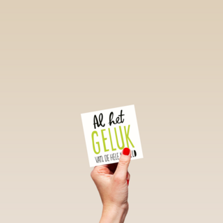 al het geluk