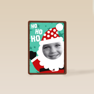 hohoho grappige fotokaart kids