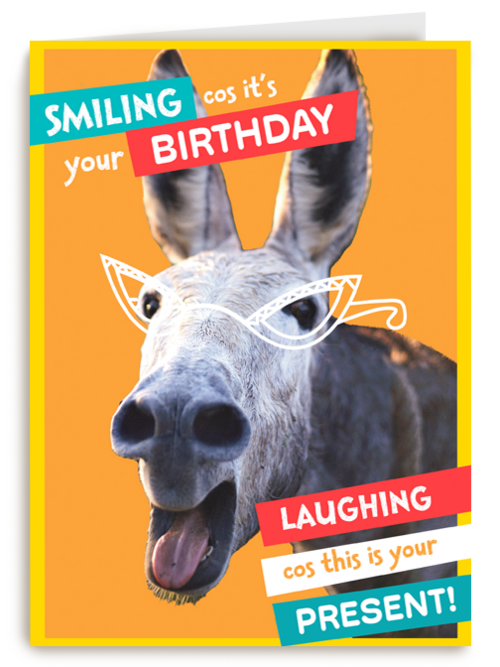 Smiling cos its your birthday