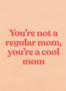 moederdag kaart hip cool mom