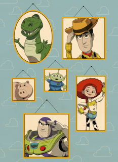 Rijksmuseum X ToyStory kaart met lijstjes
