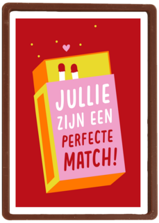 Liefdjeskaart jullie zijn een perfecte match
