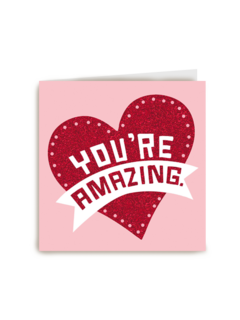Valentijnskaart vriendschap Hart you are amazing