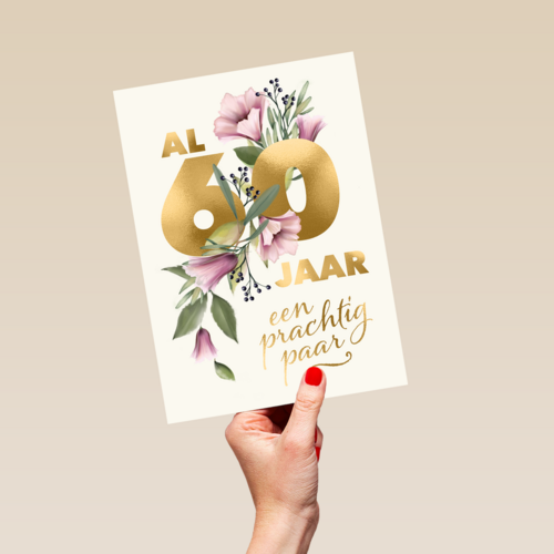 Huwelijksjubileum al 60 jaar een prachtig paar