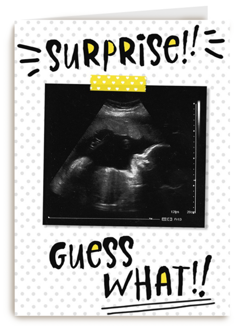 surprise guess what