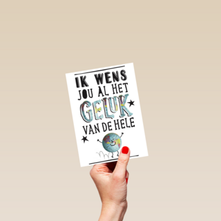veel geluk wens