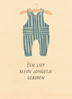Geboortefelicitatie een lief jongetje