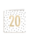 gouden 20 met stippen