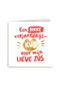 verjaardag kaart een dikke verjaardagskus voor mijn lieve zus