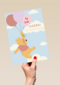 verjaardag kaart meisje winnie de poeh ballonnen