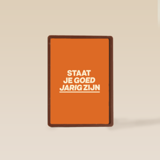 Verjaardagskaart man vrouw Staat je goed jarig zijn