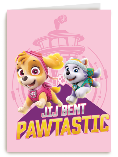 Verjaardagskaart Hallmark | Jij Bent Pawtastic Kaart Paw Patrol