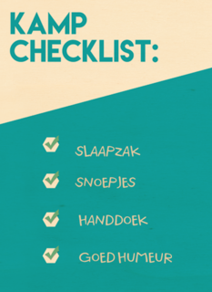sporta op kamp kaart checklist