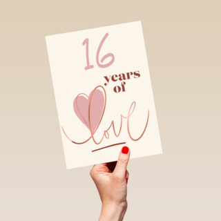 Love Story years of love pink