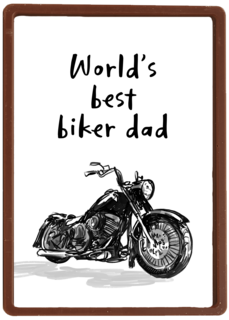 vaderdag kaart motorfiets