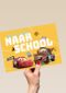 Cars Back to School kaart met Bliksem en Takel