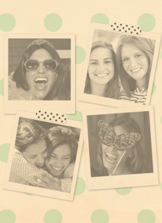 fotokaart hashtag besties fun selfie polaroid fotoos