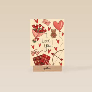 liefdekaart i love you matia studio