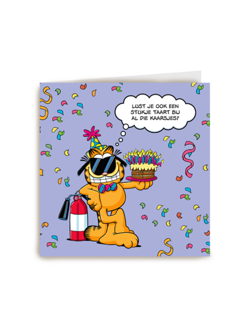 Verjaardagskaart Hallmark | Garfield Verjaardagstaart