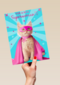 moederdag kaart grappig for a real superwoman kat