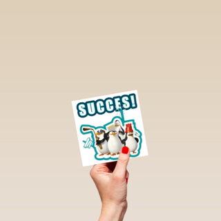 Penguins Succes kaart